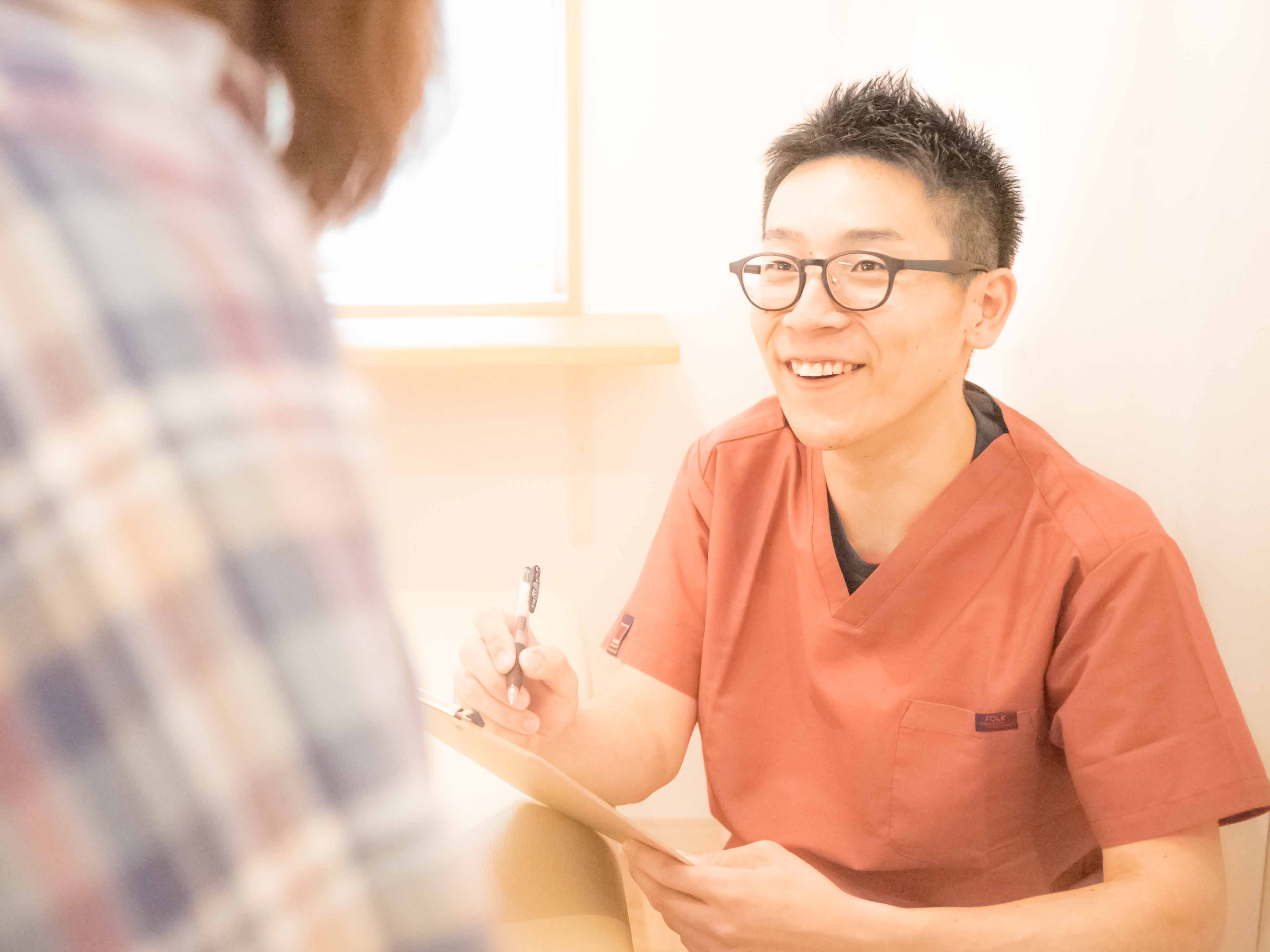 問診をしている様子の写真